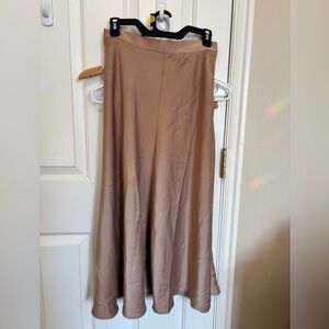 Banana Republic A-Line Skirt in Tan